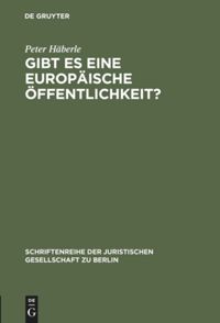 book: Gibt es eine europäische Öffentlichkeit?