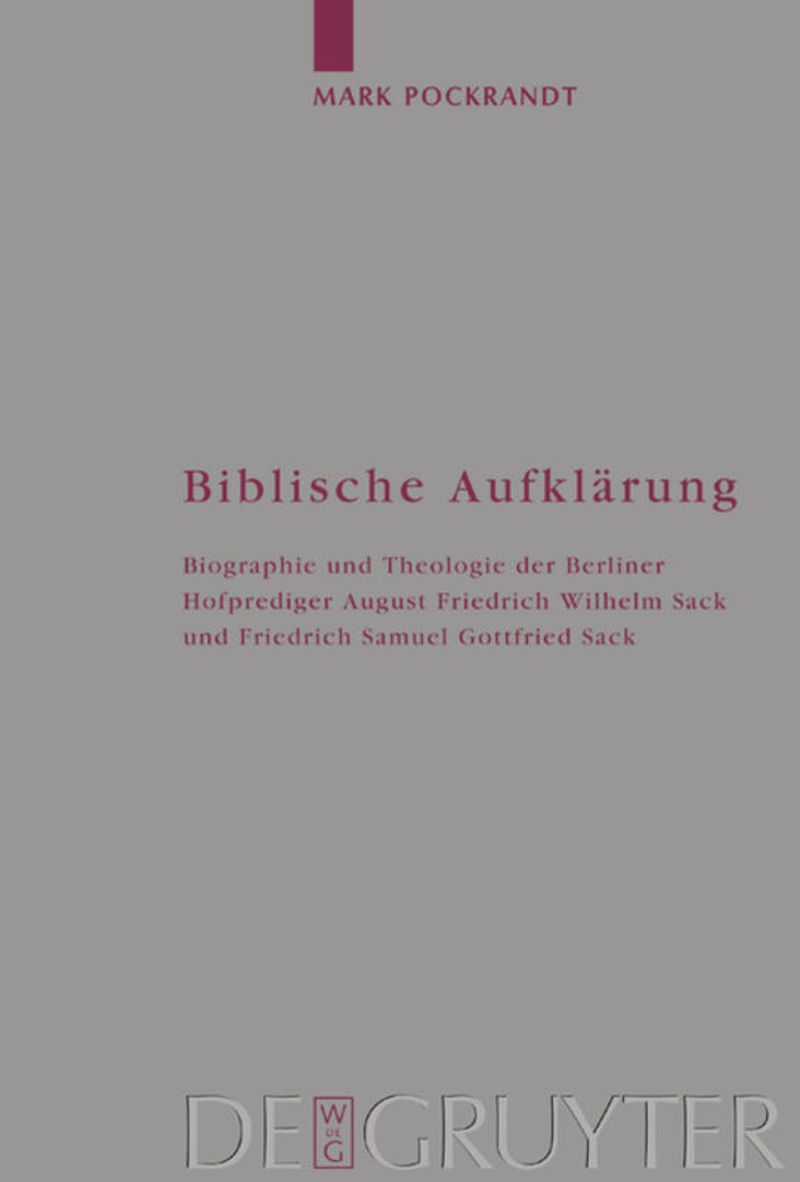 book: Biblische Aufklärung