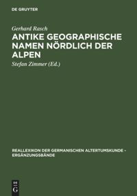book: Antike geographische Namen nördlich der Alpen