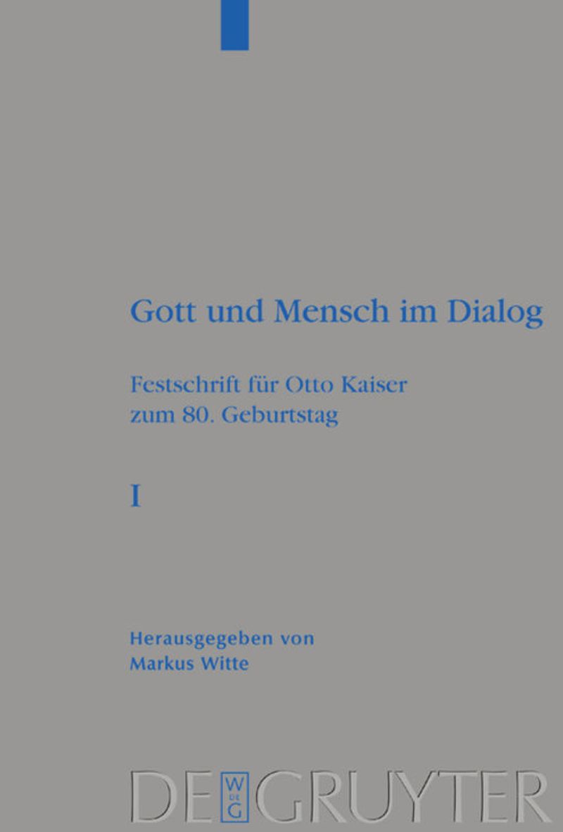 book: Gott und Mensch im Dialog