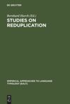 book: Studies on Reduplication