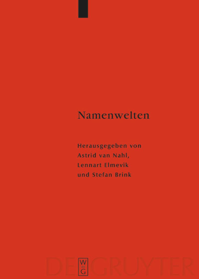 book: Namenwelten