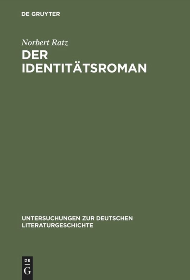 book: Der Identitätsroman