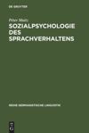 book: Sozialpsychologie des Sprachverhaltens