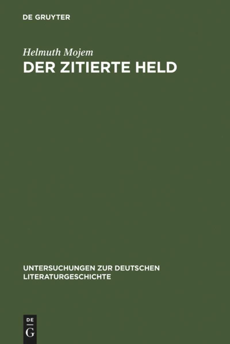 book: Der zitierte Held