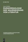 book: Phänomenologie der Wahrnehmung von Literatur
