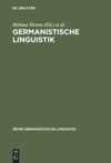book: Germanistische Linguistik