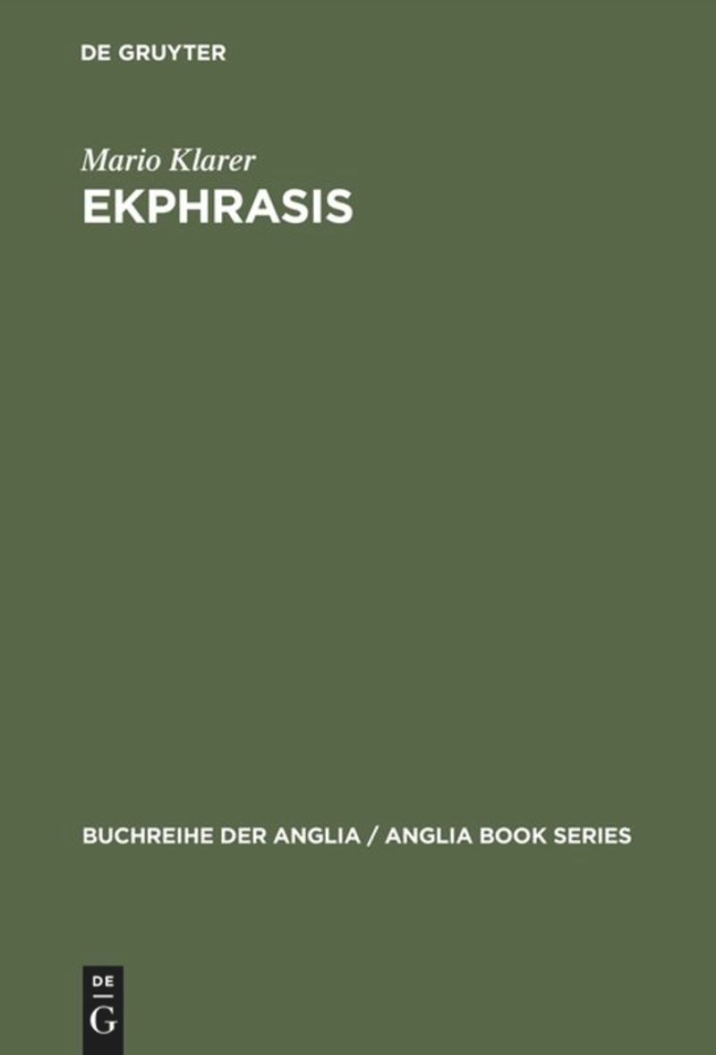 book: Ekphrasis