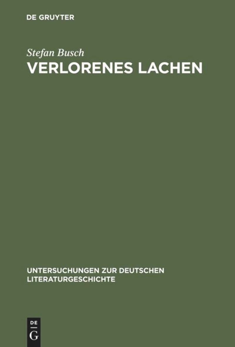 book: Verlorenes Lachen
