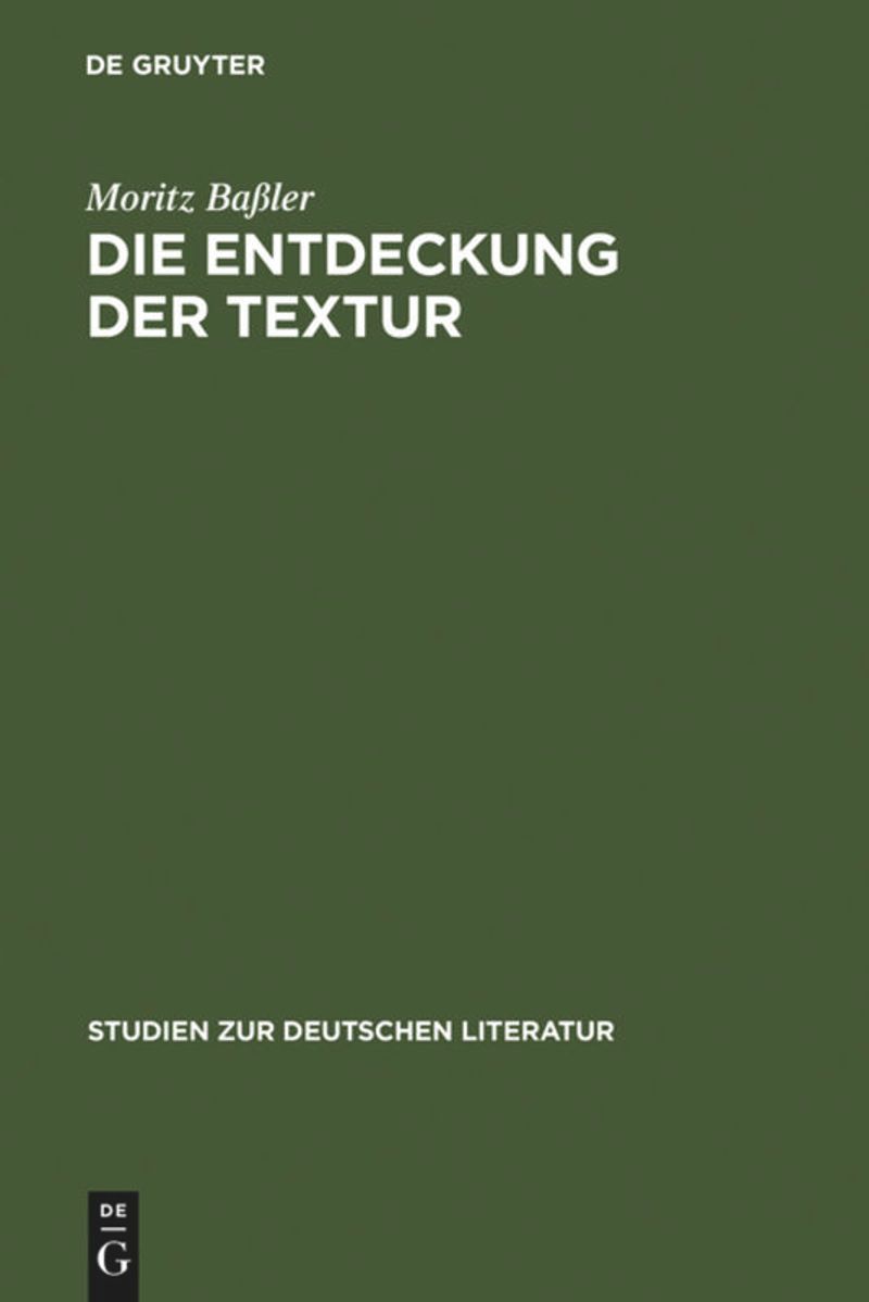 book: Die Entdeckung der Textur