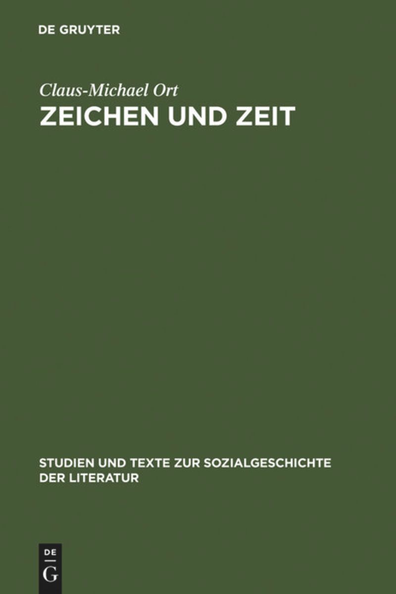 book: Zeichen und Zeit
