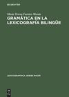 book: Gramática en la lexicografía bilingüe