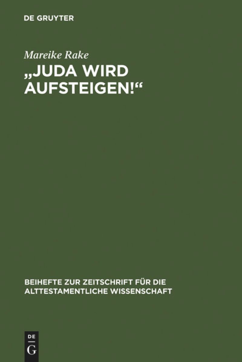 book: "Juda wird aufsteigen!"