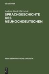 book: Sprachgeschichte des Neuhochdeutschen
