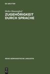book: Zugehörigkeit durch Sprache