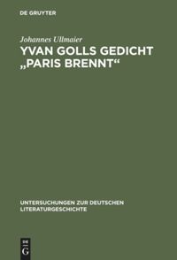 book: Yvan Golls Gedicht "Paris brennt"