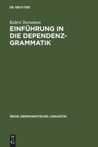 book: Einführung in die Dependenzgrammatik