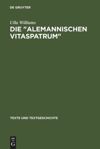 book: Die " Alemannischen Vitaspatrum "