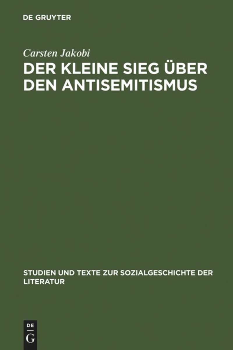 book: Der kleine Sieg über den Antisemitismus