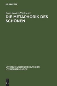 book: Die Metaphorik des Schönen