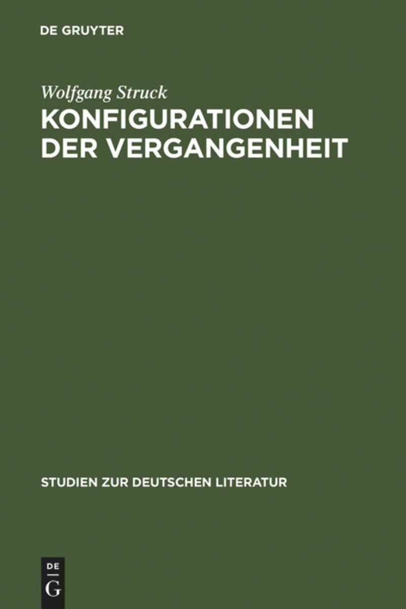 book: Konfigurationen der Vergangenheit