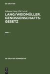 book: Lang/Weidmüller. Genossenschaftsgesetz