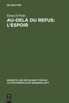 book: Au-delà du refus: l'espoir