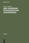 book: Der moderne französische Aphorismus