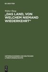 book: "Das Land, von welchem niemand wiederkehrt"