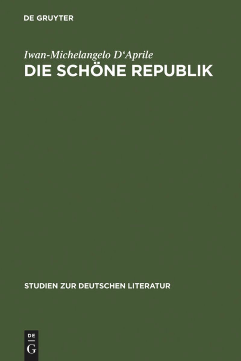 book: Die schöne Republik