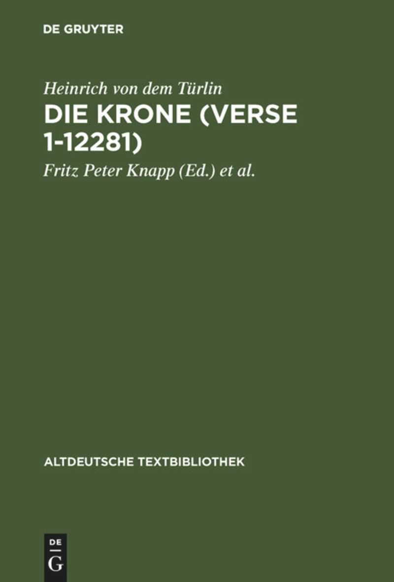 book: Die Krone (Verse 1-12281)