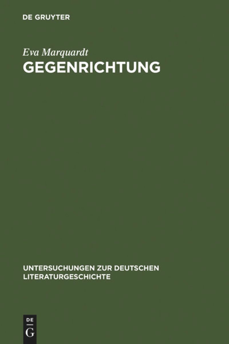 book: Gegenrichtung