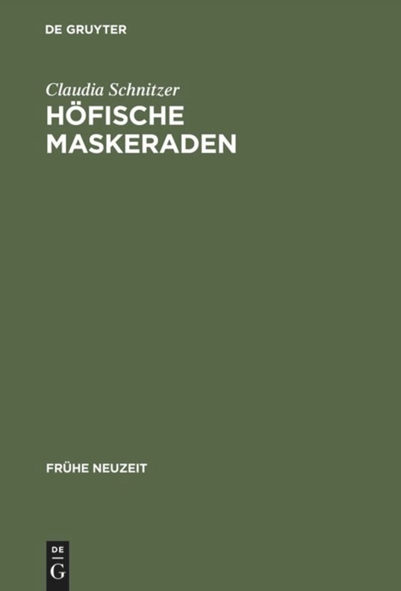book: Höfische Maskeraden