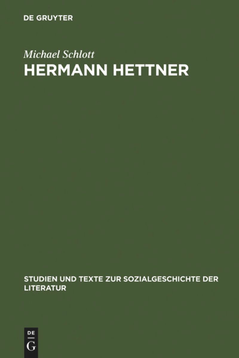 book: Hermann Hettner