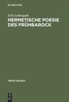 book: Hermetische Poesie des Frühbarock