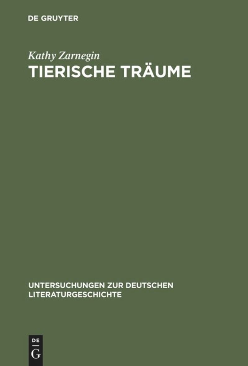 book: Tierische Träume