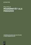 book: Modernität als Paradox