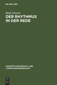 book: Der Rhythmus in der Rede