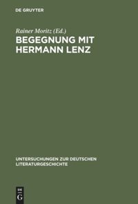 book: Begegnung mit Hermann Lenz