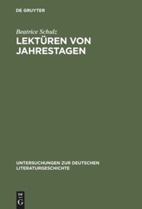 book: Lektüren von Jahrestagen