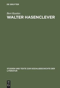 book: Walter Hasenclever