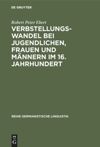 book: Verbstellungswandel bei Jugendlichen, Frauen und Männern im 16. Jahrhundert