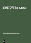 book: Pragmatische Syntax