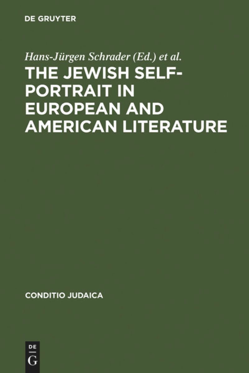 book: The Jewish Self-Portrait in European and American Literature