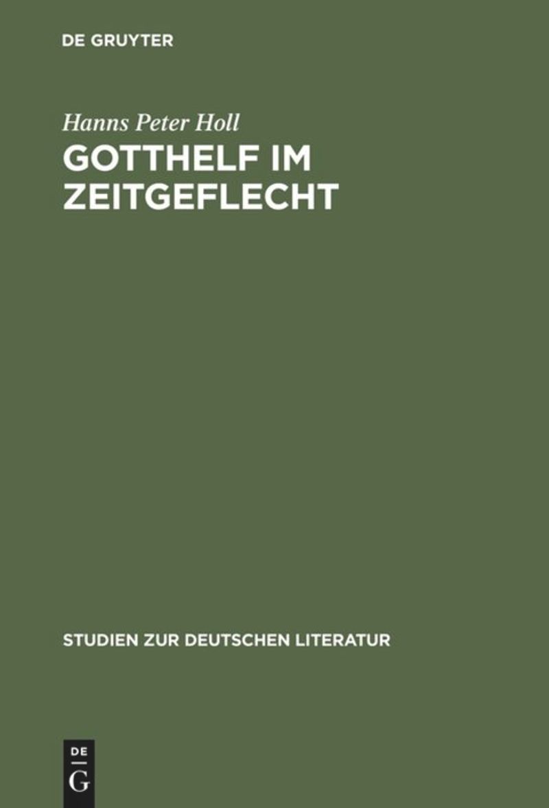 book: Gotthelf im Zeitgeflecht
