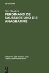 book: Ferdinand de Saussure und die Anagramme