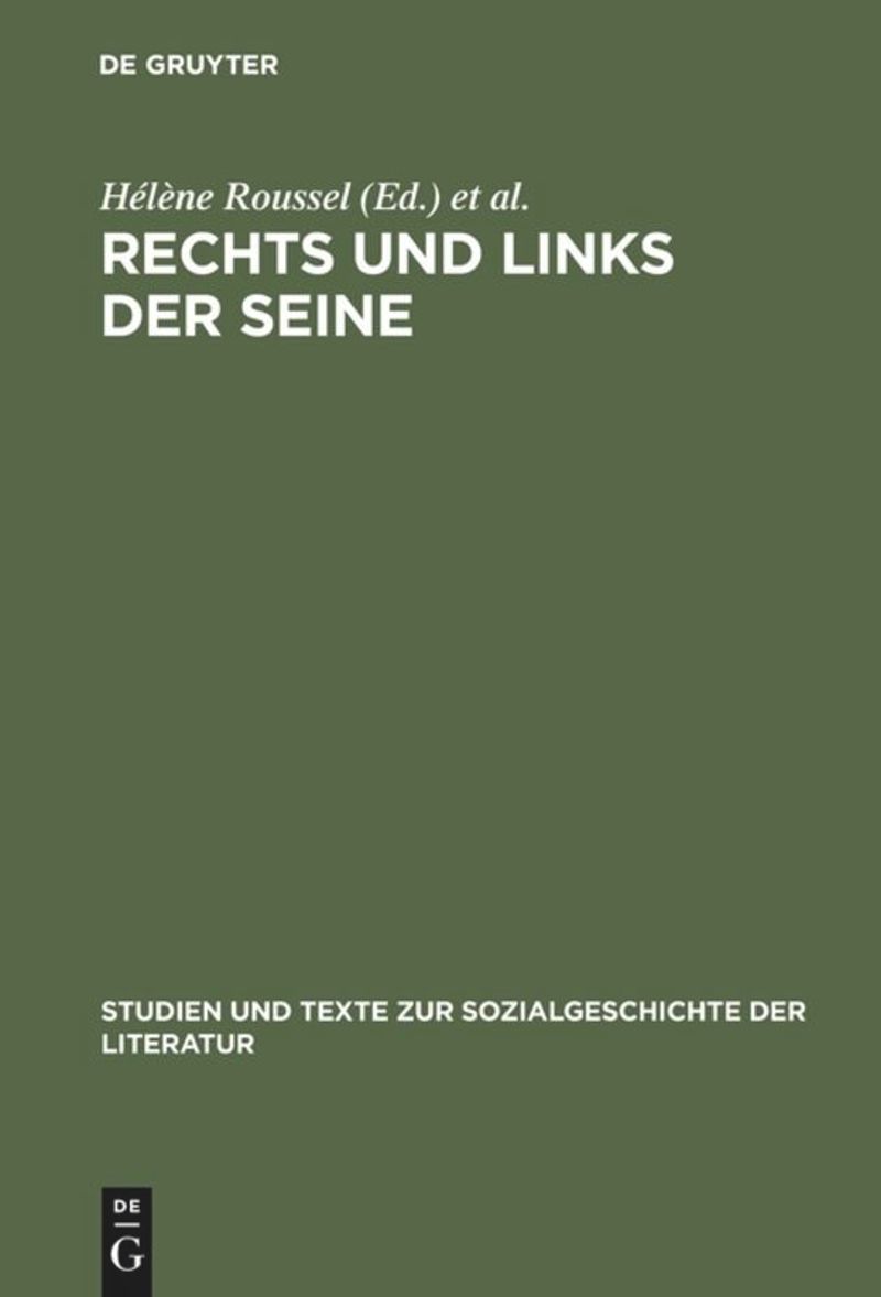 book: Rechts und links der Seine