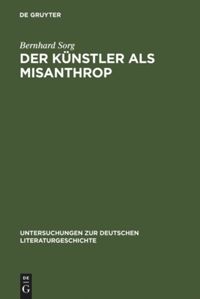 book: Der Künstler als Misanthrop