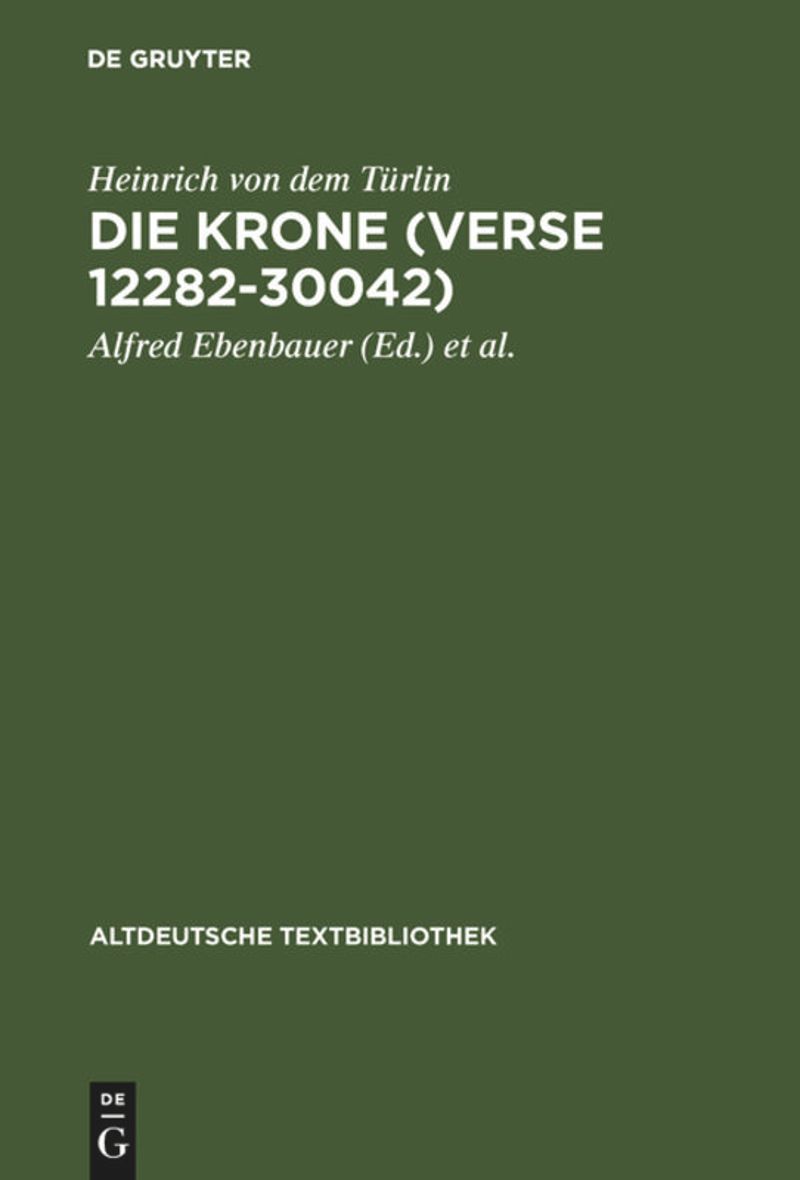book: Die Krone (Verse 12282-30042)