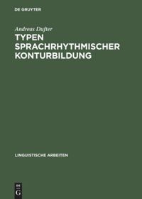 book: Typen sprachrhythmischer Konturbildung